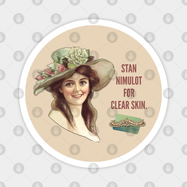 Stan Nimulot For Clear Skin Magnet by Girls With Sabers